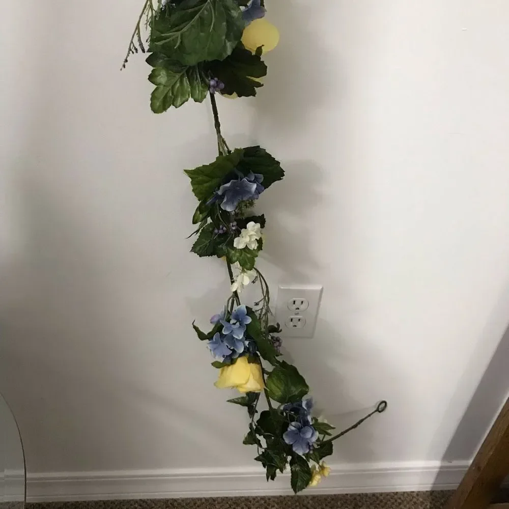 Faux Floral Flowers Silk Garland‎